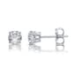 Nova Star® White Gold Lab Grown Diamond Prong Set Stud Earrings - image 3