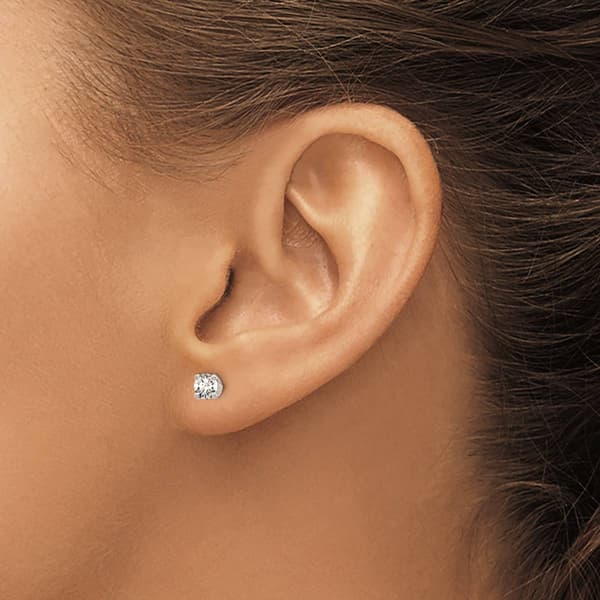 Pure Fire 14kt. White Gold 3/8ctw. 4-Prong Diamond Stud Earrings