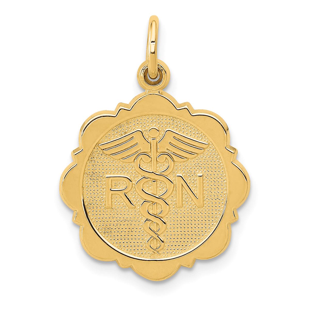 Unisex Gold Classics™ 14kt. RN Registered Nurse Medium...