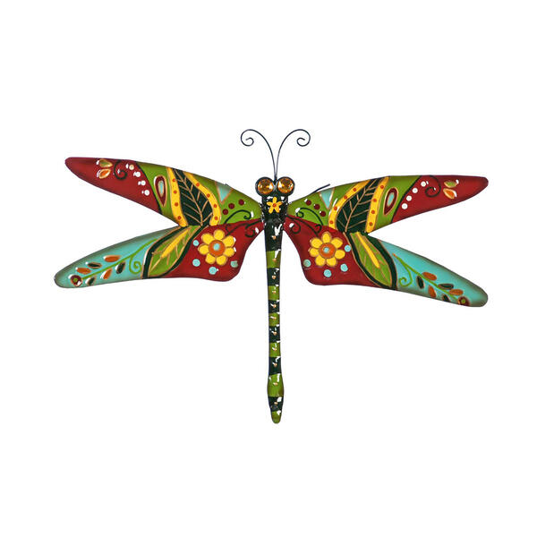 Evergreen Boho Dragonfly Wall Plaque - Set of 4 - image 