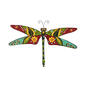 Evergreen Boho Dragonfly Wall Plaque - Set of 4 - image 1