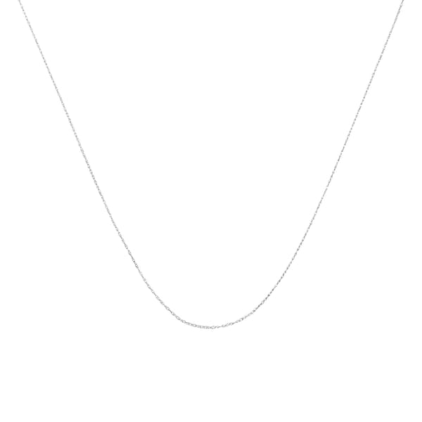 Gold Classics&#40;tm&#41; 10kt. White Gold Rope Chain Necklace