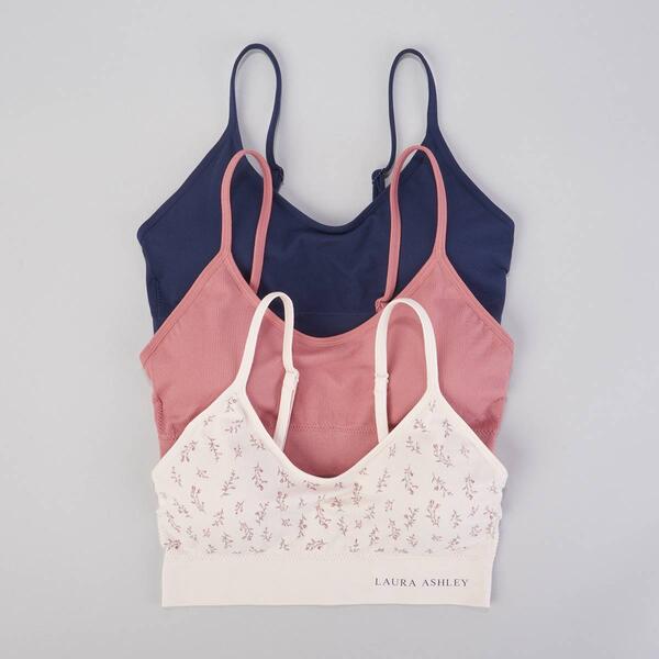 Womens Laura Ashley&#40;R&#41; 3pk Seamless Wire-Free Bras LS6115-3PKE - image 