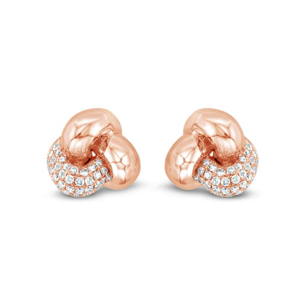 Le Vian(R) Strawberry Gold(R) 1/4ctw. Vanilla Diamonds Stud Earrings - image 