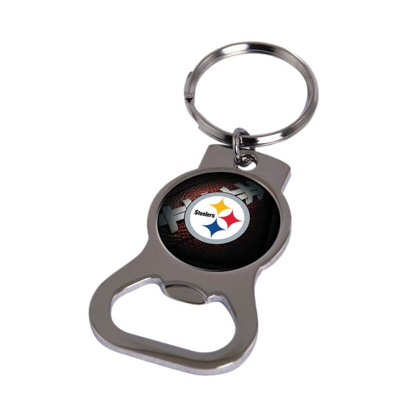NFL Pittsburgh Steelers Bottle Opener Keychain - image 