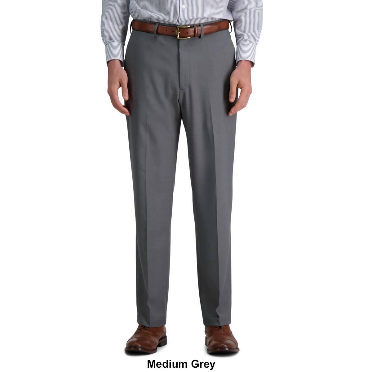 Mens Haggar® Premium Comfort Classic Fit Flat Front Dress Pant