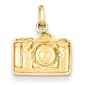 Gold Classics&#40;tm&#41; 14k. 3-D Polished Camera Charm - image 1