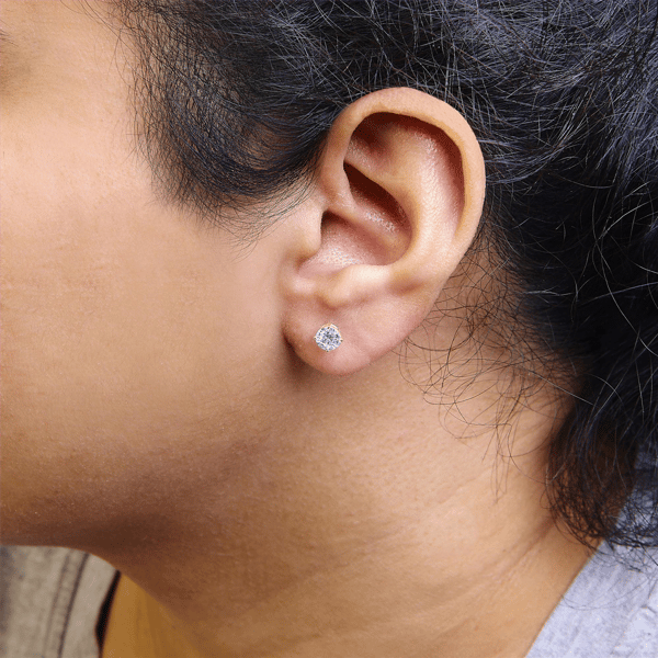 Haus of Brilliance Gold 1ctw. Lab Grown Diamond Stud Earrings