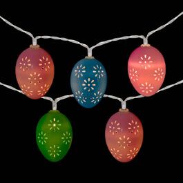Northlight Seasonal 4.5ft. Multi-Color Easter Eggs LED Light Set
