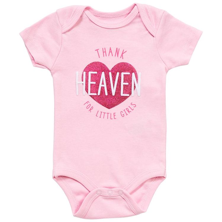 Baby Girl (NB-9M) baby views(R) Thank Heaven Little Girls Bodysuit