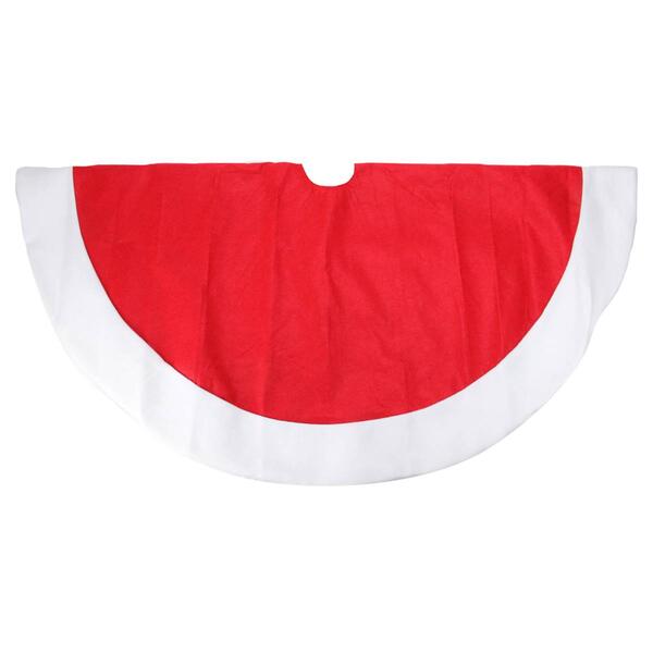 Northlight Seasonal 48in. Traditional Red Tree Skirt - image 
