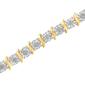 Haus of Brilliance Yellow Gold & White Gold S-Link Bracelet - image 4