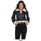 Juniors Love Tree Cropped Sherpa Trim Faux Suede Jacket - image 3