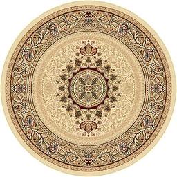Tayse Sensation Jayden Beige Round Area Rug - 5'3