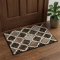 HomeRoots Transitional Quatrefoil Distressed Rectangular Area Rug - image 2