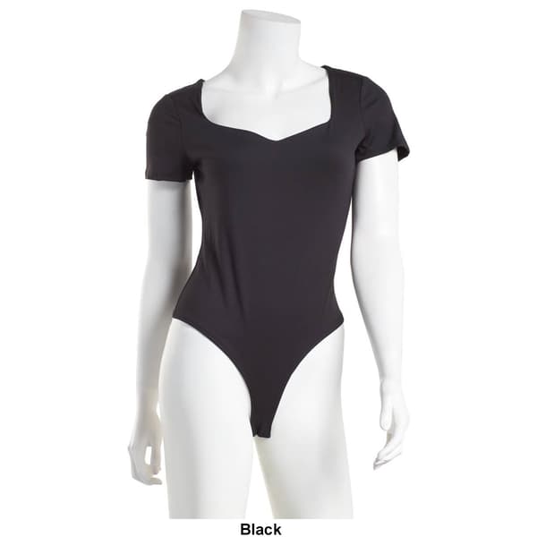 Juniors No Comment Sweetheart Seamless Contour Bodysuit