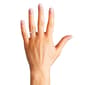 Nova Star® White Gold 5 Stone Lab Grown Diamond Anniversary Ring - image 6