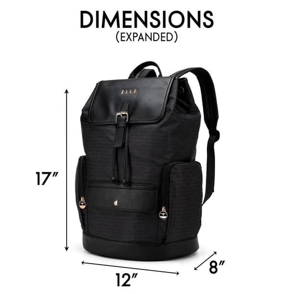 ELLE Eleganza Monogram Backpack