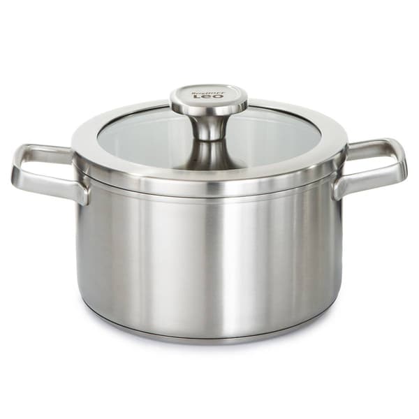 BergHOFF Graphite Stainless Steel 8in. Stockpot w/ Glass Lid - image 