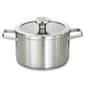 BergHOFF Graphite Stainless Steel 8in. Stockpot w/ Glass Lid - image 1