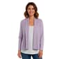 Plus Size 89th & Madison Zig Zag Long Sleeve Pleated Shrug - image 1