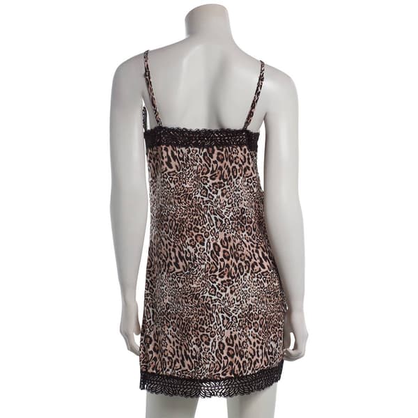 Womens Jessica Simpson Leopard Fun Chemise