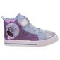 Little Girls Disney Frozen Elsa and Anna Canvas Fashion Sneakers - image 7