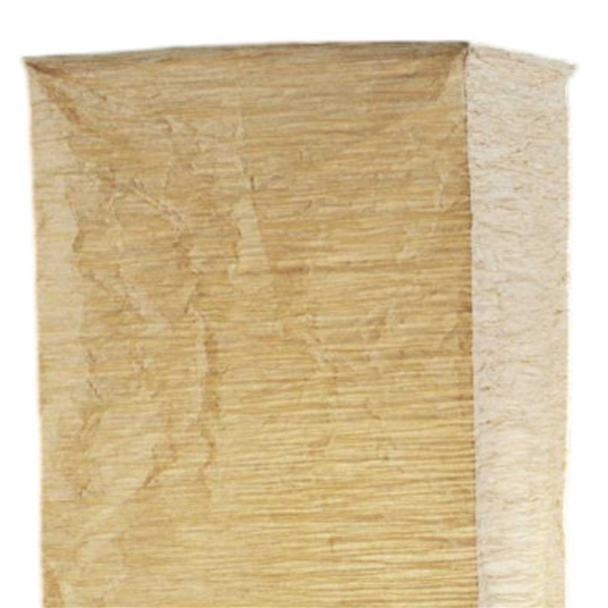 HomeRoots 58in. Natural Column Floor Lamp With Paper Shade