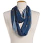 Womens Renshun Butterfly Silky Infinity Scarf - Navy - image 1