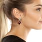 Betsey Johnson Jingle Bell Bling Hot Cocoa Charm Huggie Earrings - image 2