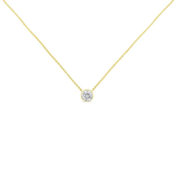 Haus of Brilliance 10kt. Gold 1/3ctw. Diamond Solitaire Pendant