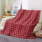 Spirit Linen Home™ Velvet Plush Honeycomb Throw Blanket - image 2