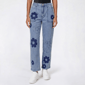 Juniors Gogo Jeans Floral Print Jeans - image 1