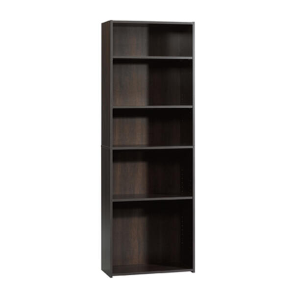 Sauder Beginnings 5 Shelf Bookcase - Cinnamon Cherry - image 