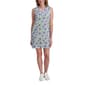 Womens Stella Parker Sleeveless Split Neck Floral UPF Shift Dress - image 2