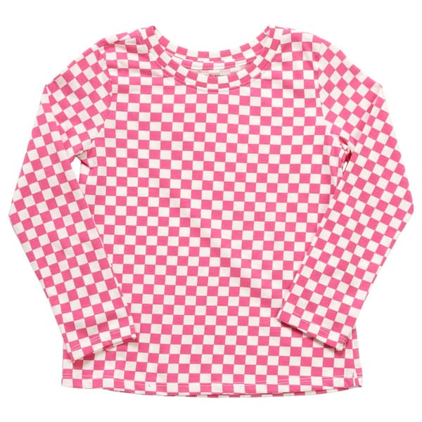 Girls &#40;4-6x&#41; Tales & Stories Reality Check Long Sleeve Tee - Pink - image 