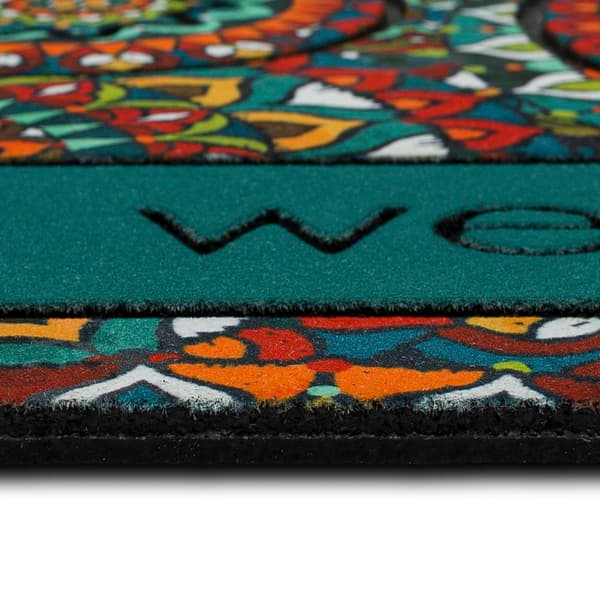 Mohawk Home Bohemian Kingdom Mosaic Welcome Rectangle Doormat