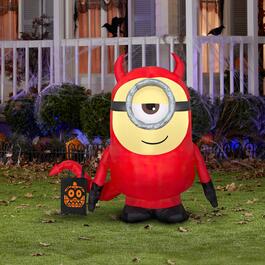 National Tree 42in. Inflatable Halloween Minion Dave