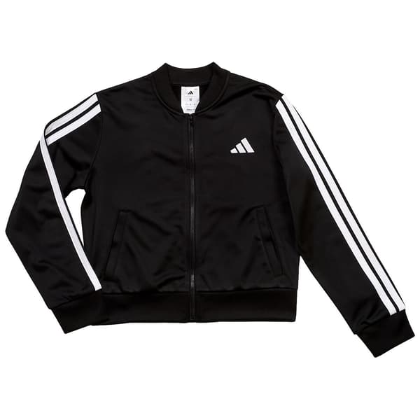 Girls (7-16) adidas(R) Essential Tricot Bomber Jacket