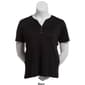 Womens Hasting & Smith Short Sleeve Solid Henley Tee - image 6