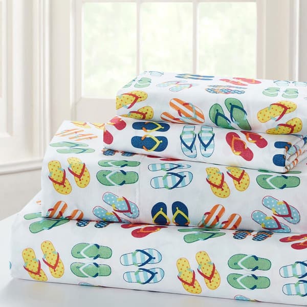 Seaside Resort Flip Flops Sheet Set
