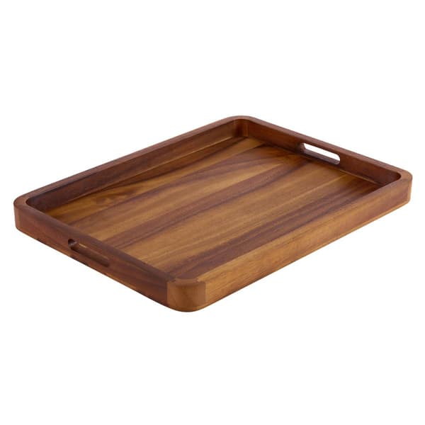 Kalmar Home Acacia Wood Large Rectangular Serving Tray - image 
