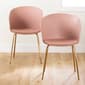 South Shore Flam Pink and Gold Dining Chairs - Set of 2 - image 2