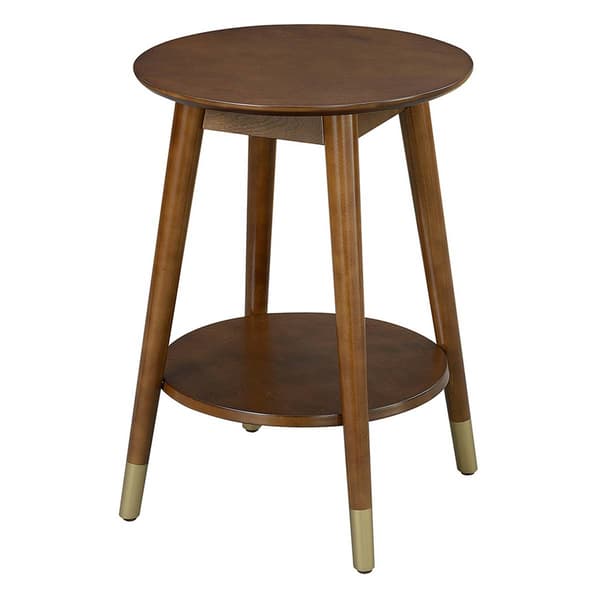 Convenience Concepts Wilson Mid Century Round End Table