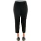 Plus Size Zac &amp; Rachel Solid Compression P/O Pant with Zippers - image 1