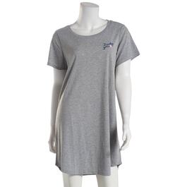 Womens Lucky Short Sleeve Pointelle Lucky You Nightshirt