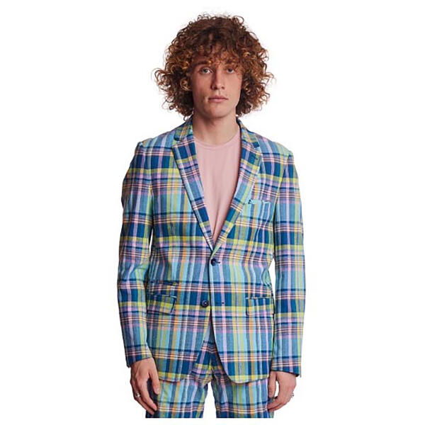 Mens Paisley & Gray&#174; Suit Jacket - Pink/Yellow - image 