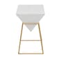 9th & Pike&#174; Gold-Tone Metal Modern Accent Table - image 3