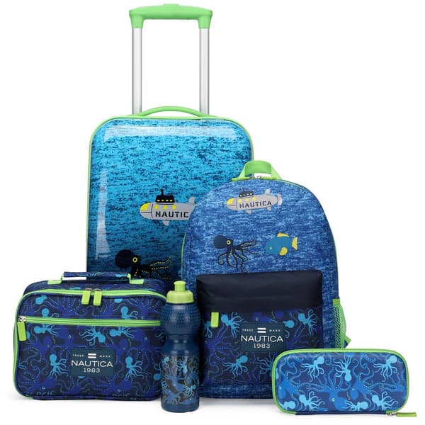Nautica Adventure 5pc. Kids Submarine Journey Luggage Set