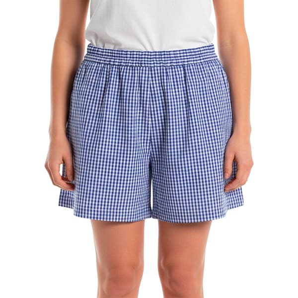 Plus Size Architect(R) Seersucker Gingham Pull On Shorts